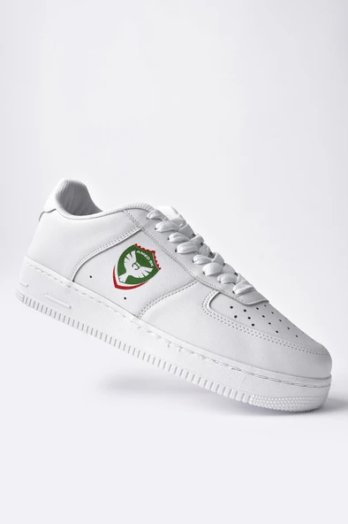 Amed Spor OMAN Erkek Ortopedik Günlük Bağcıklı Sneaker Spor Ayakkabı  BEYAZ 40 - 6