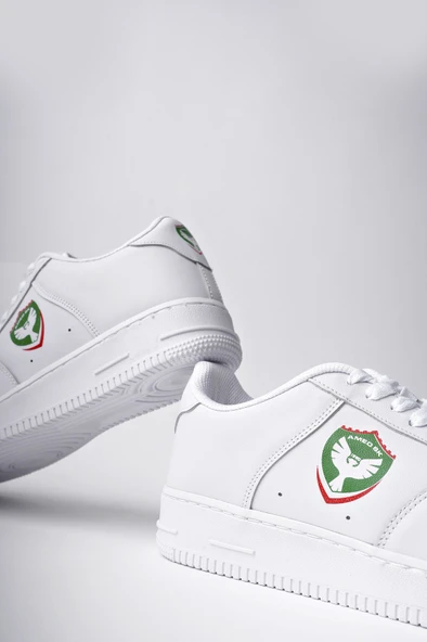 Amed Spor OMAN Erkek Ortopedik Günlük Bağcıklı Sneaker Spor Ayakkabı  BEYAZ 40 - 2