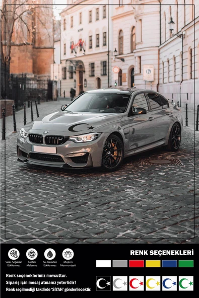 AY YILDIZ STICKER 30 x 21 cm - Resim 2