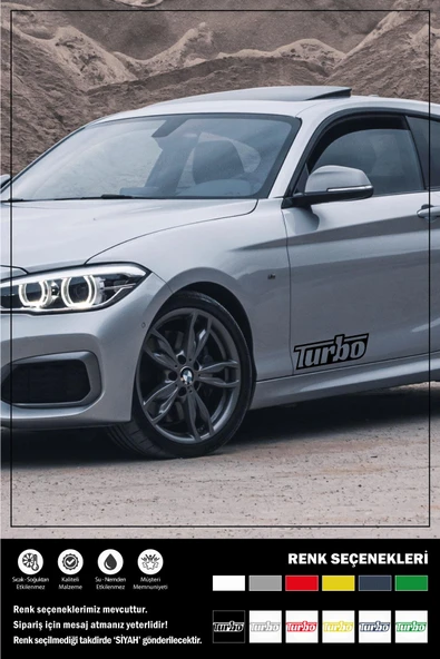 TURBO STICKER 18 x 6 cm - 2