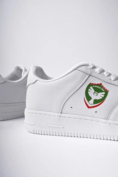 Amed Spor OMAN Erkek Ortopedik Günlük Bağcıklı Sneaker Spor Ayakkabı  BEYAZ 40 - 5