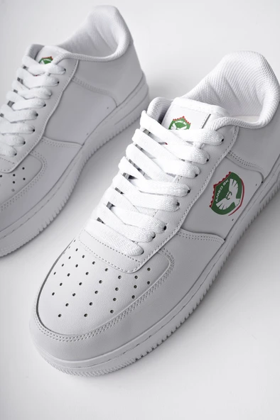 Amed Spor OMAN Erkek Ortopedik Günlük Bağcıklı Sneaker Spor Ayakkabı  BEYAZ 40 - 3