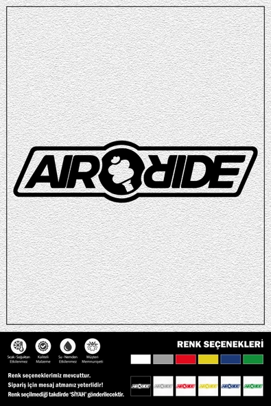 AIR RIDE STICKER 25 x 6 cm ERU00053