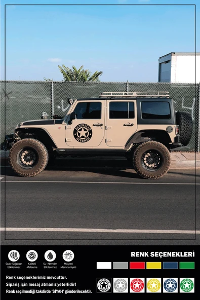 BLACKSTAR OFFROAD STICKER 10 x 10 cm ERU00007 - 2