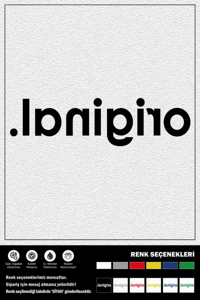 ORIGINAL STICKER 25 x 6 cm