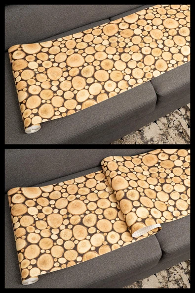 Desenli Kendinden Kendinden Yapışkanlı Kaplama Folyosu 45 CM X 2 MT DSN0002-2 - Resim 5