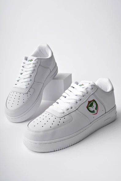 Amed Spor OMAN Erkek Ortopedik Günlük Bağcıklı Sneaker Spor Ayakkabı  BEYAZ 40 - 7