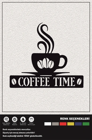 COFFETİME DEKORATİF DUVAR SÜSÜ 40 CM X 30 CM - 2