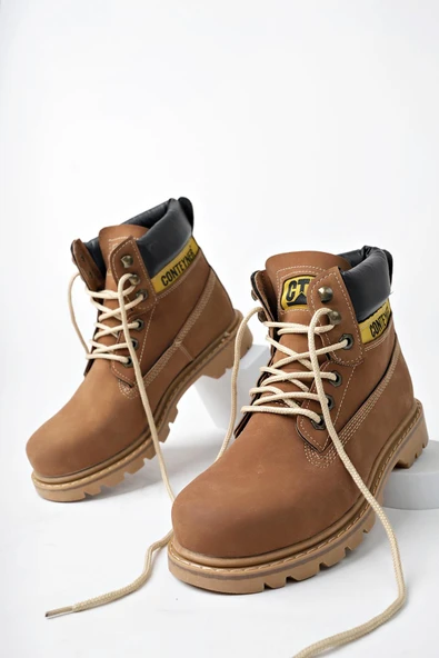 Muggo COREX Garantili Kaymaz Taban Suya Soğuğa Dayanıklı Unisex Kışlık Bot  CAMEL 39