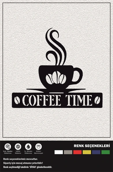 COFFETİME DEKORATİF DUVAR SÜSÜ 40 CM X 30 CM