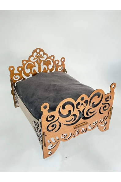 Kedi yatağı minderli - 3