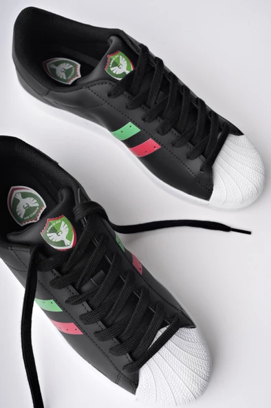 Amed Spor DİDAS Erkek Ortopedik Günlük Bağcıklı Sneaker Spor Ayakkabı  SİYAH 44 - 5