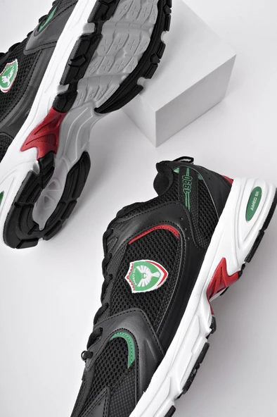 Amed Spor PROVOQ Erkek Ortopedik Günlük Bağcıklı Sneaker Spor Ayakkabı  SİYAH 41 - 3
