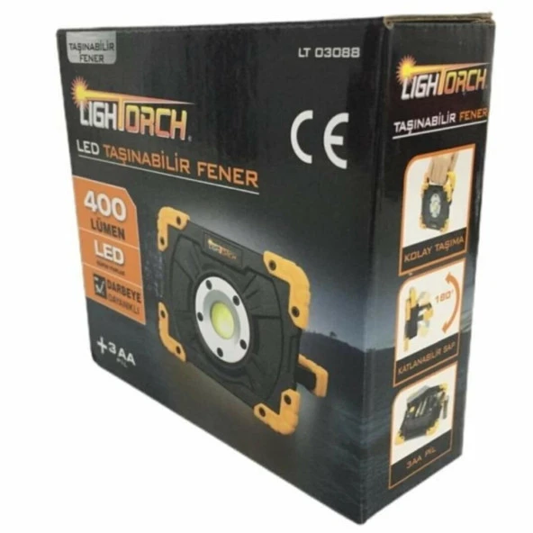 Lightorch LT03088 Taşınabilir Led Fener 400 Lümen - 4