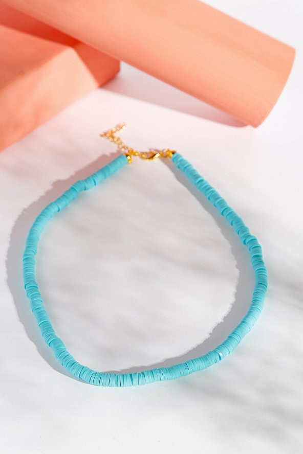 Fimo Boncuk Kolye, Choker Kolye