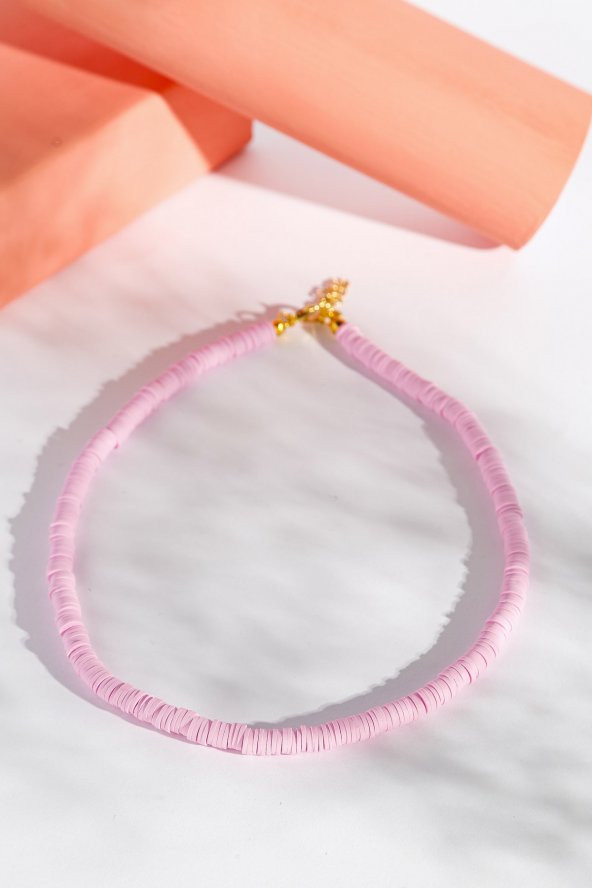Fimo Boncuk Kolye, Choker Kolye