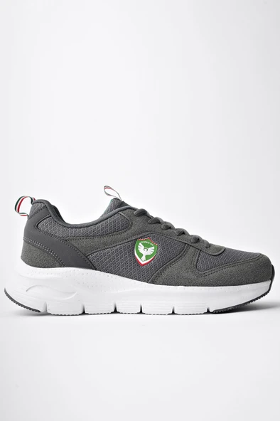Amed Spor HURCAZH Erkek Ortopedik Günlük Bağcıklı Sneaker Spor Ayakkabı  FÜME 40
