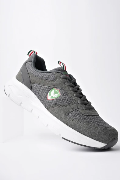 Amed Spor HURCAZH Erkek Ortopedik Günlük Bağcıklı Sneaker Spor Ayakkabı  FÜME 40 - 8