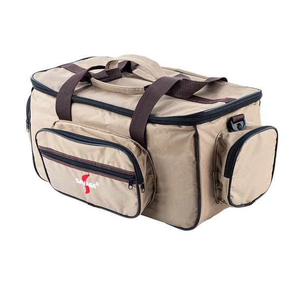 Çok Amaçlı Malzeme Çantası - Büyük - Kum - 35021 - Balıkçı Çantası - Seyahat Çantası - Resim 6