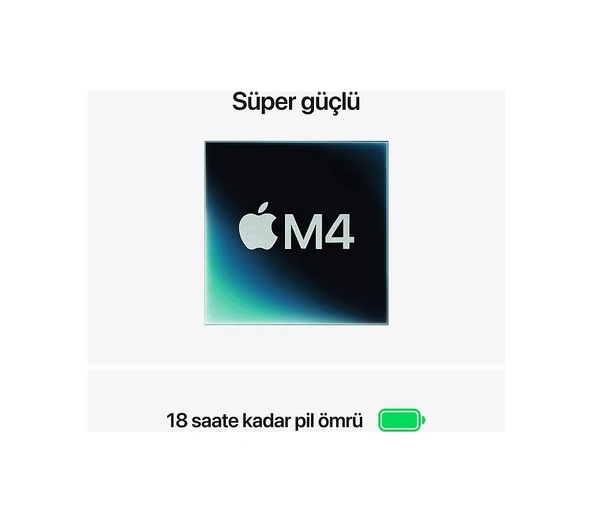 Apple MacBook Air MW0Y3TU/A M4 16 GB 256 GB SSD 13.6" macOS Dizüstü Bilgisayar - 3