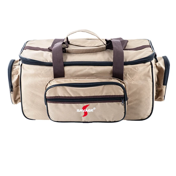 Çok Amaçlı Malzeme Çantası - Büyük - Kum - 35021 - Balıkçı Çantası - Seyahat Çantası - Resim 7