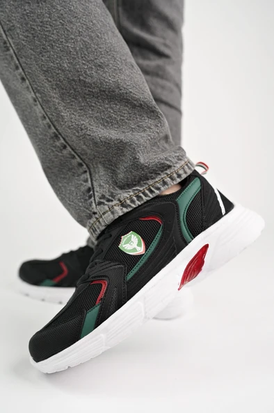 Amed Spor BRAİN Unisex Ortopedik Günlük Bağcıklı Sneaker Spor Ayakkabı  SİYAH 39 - 6