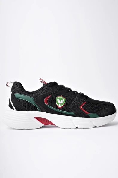 Amed Spor BRAİN Unisex Ortopedik Günlük Bağcıklı Sneaker Spor Ayakkabı  SİYAH 39