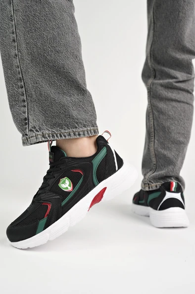Amed Spor BRAİN Unisex Ortopedik Günlük Bağcıklı Sneaker Spor Ayakkabı  SİYAH 39 - 5