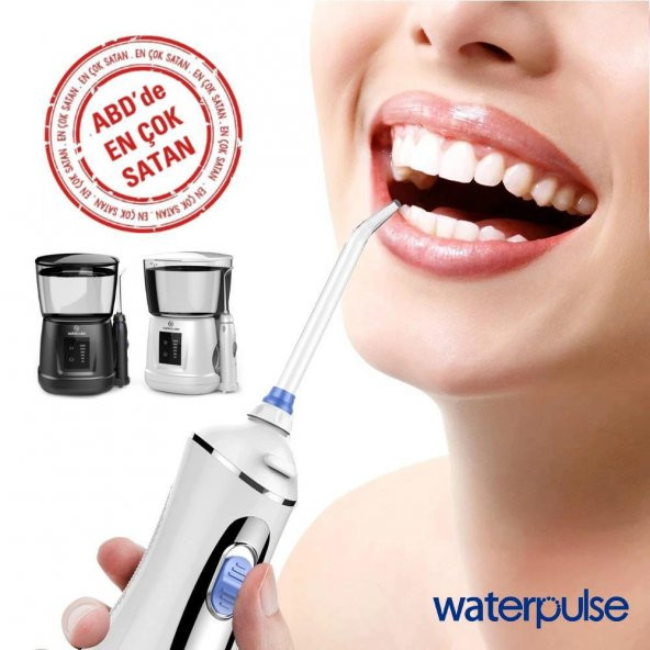 WaterPulse WP-V700Plus-B Water Flosser Profesyonel, Masajlı, 1000ml Diş/Protez Bakım ve Ağız Duşu - 11