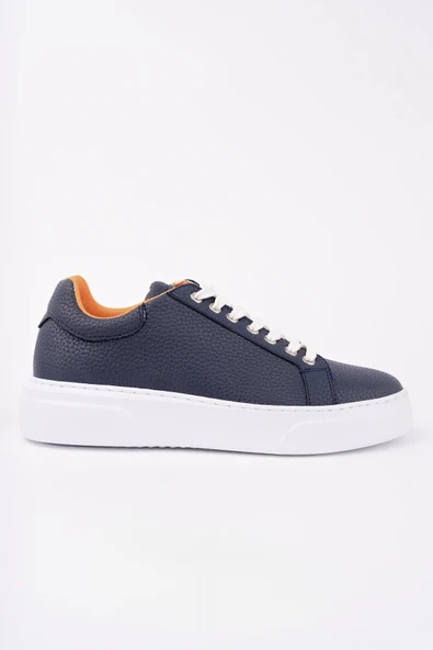 Muggo PİNTO Kalın Taban Bağcıklı Erkek Günlük Sneaker Spor Ayakkabı  LACİVERT 40