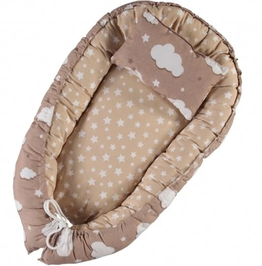 Yumuşak Dolgulu Babynest Anne Yanı Bebek Yatağı Bebek Uyku Yatağı BOY 71CM EN 40CM KALINLIK 7CM