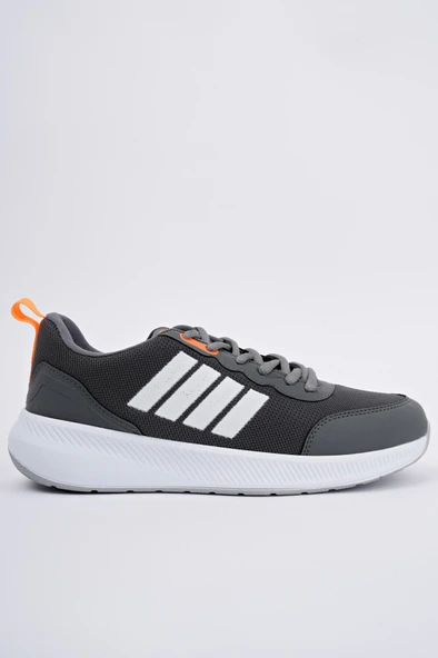 Muggo KENS Garantili Erkek Ortopedik Günlük Bağcıklı Yürüyüş Koşu Sneaker Spor Ayakkabı  FÜME 43 - 7