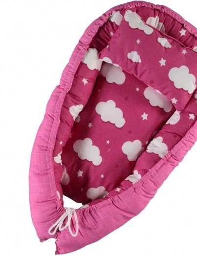 Yumuşak Dolgulu Babynest Anne Yanı Bebek Yatağı Bebek Uyku Yatağı BOY 71CM EN 40CM KALINLIK 7CM - 6