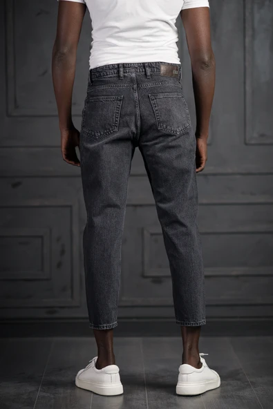 FBI Pamuklu Taş Yıkama Boyfriend (Mom Jean) Kot Pantolon - 11