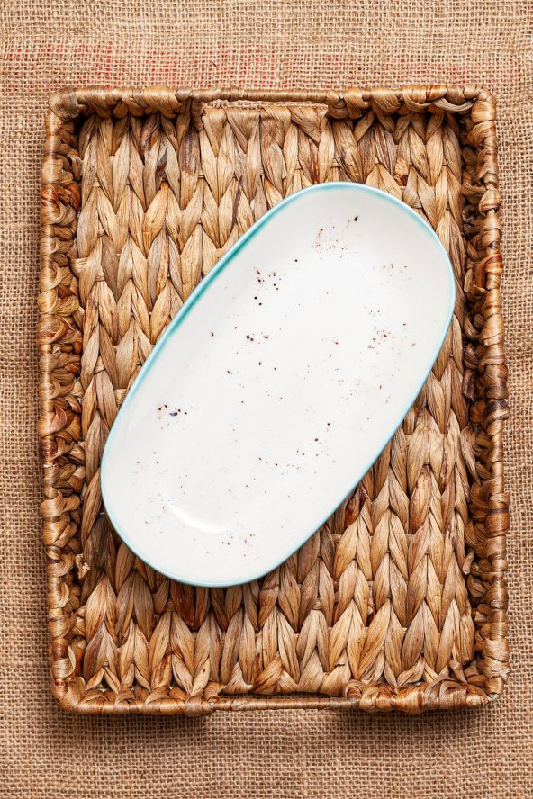 Mart Home Mix and Match Küçük Oval Sunum Tabağı-K