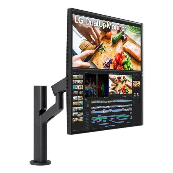 LG DualUp 28MQ780-B 27.6" 60Hz 5Ms HDMI+DP+USB-C HDR SDQHD IPS Pivot Vesa Monitör - 2