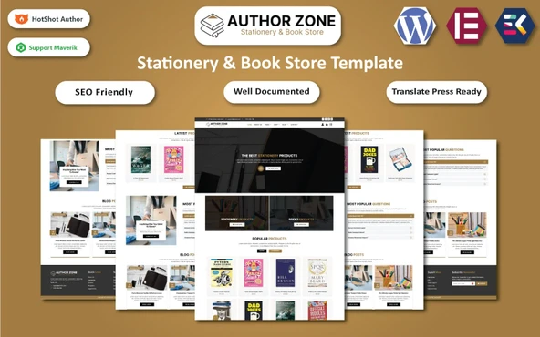 Author Zone - Stationery & Book Store - 1