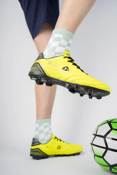 Muggo Pascal Unisex Garantili Krampon Halı Saha Futbol Spor Ayakkabı  YEŞİL 39 - 2