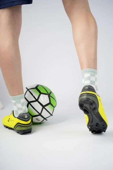 Muggo Pascal Unisex Garantili Krampon Halı Saha Futbol Spor Ayakkabı  YEŞİL 39 - 5