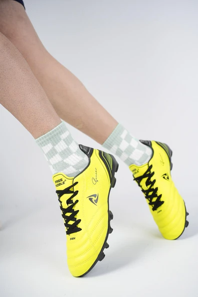 Muggo Pascal Unisex Garantili Krampon Halı Saha Futbol Spor Ayakkabı  YEŞİL 39 - 6