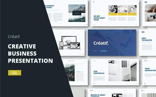 Creatif - Creative Business Google Slides Teması