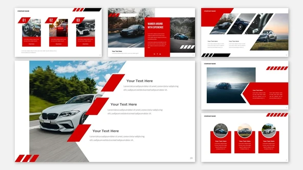 DRIFT - Auto Parts Business Car Presentation Google Slides Teması - 2