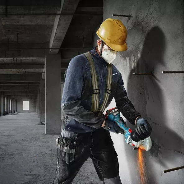 Bosch Professional Gws 180-Lı 1X5Ah Tek Akülü Taşlama Makinesi - 4