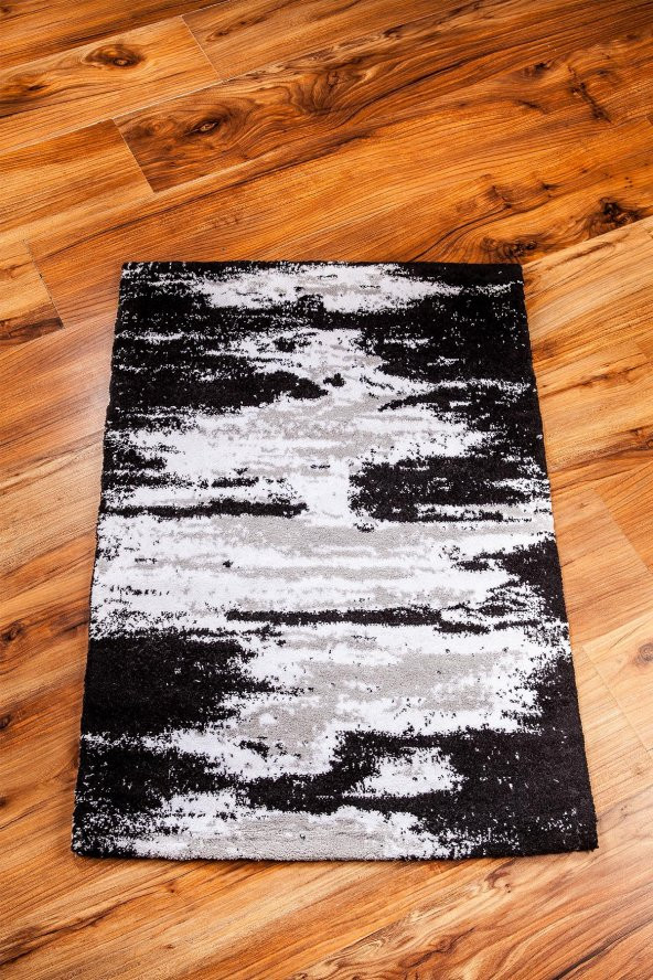 Industrial 100 Pamuk Siyah Halı- Kilim 60*90