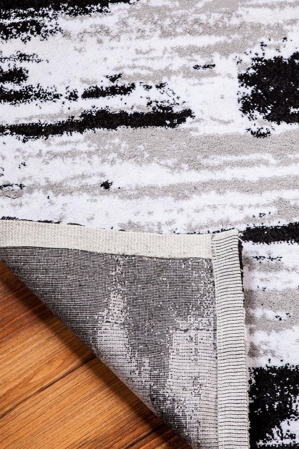 Industrial 100 Pamuk Siyah Halı- Kilim 60*90 - 2