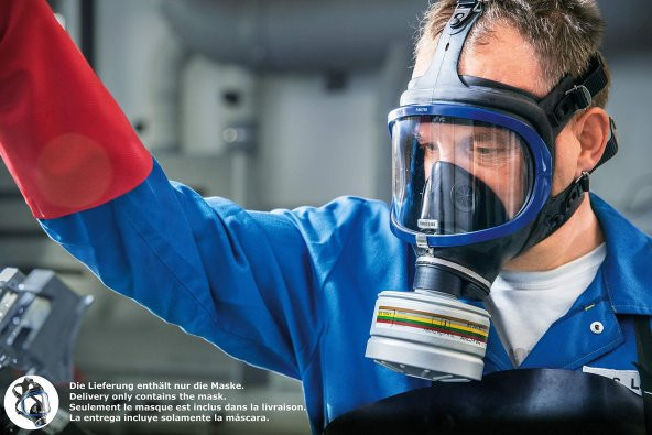 Drager X-Plore® 6300 Tam Yüz Gaz Maskesi Mavi Renk X 5 Adet - 5