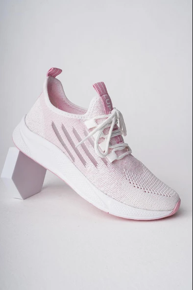 Muggo ULTRON Unisex Ortopedik Günlük Garantili Yürüyüş Koşu Sneaker Spor Ayakkabı  PUDRA 38 - 3