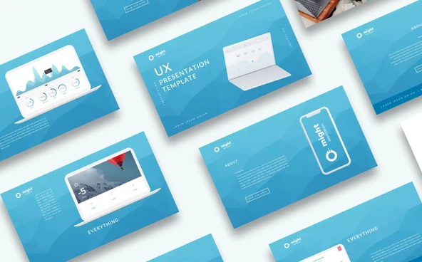 UX Presentation Power Point Teması - 3