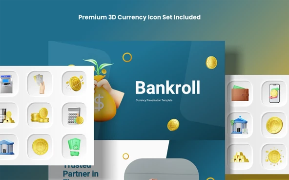 Bankroll - Currency Presentation Google Slides Teması - 2