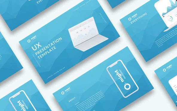 UX Presentation Power Point Teması - 2